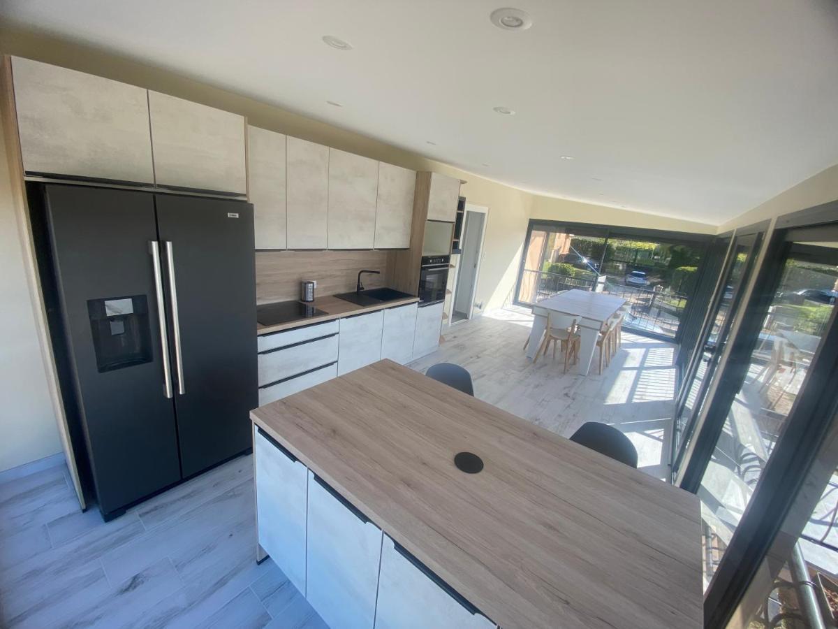 Chambre Dans Logement Partage Chez L Habitant Avec Piscine De 1 A 3 Chambres Grieges Kültér fotó