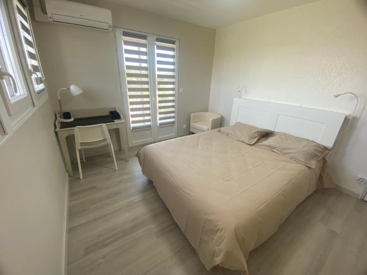 Chambre Dans Logement Partage Chez L Habitant Avec Piscine De 1 A 3 Chambres Grieges Kültér fotó