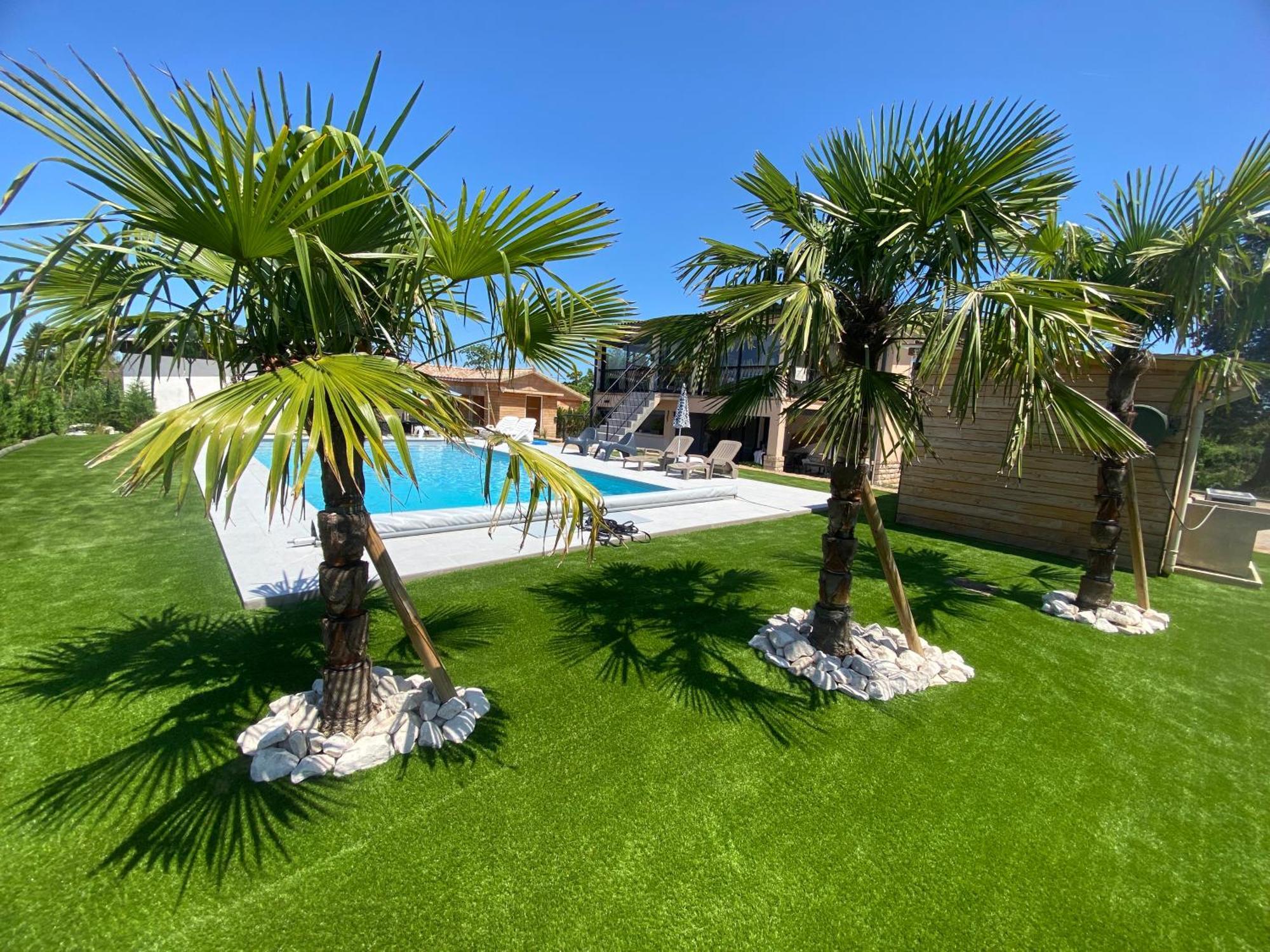 Chambre Dans Logement Partage Chez L Habitant Avec Piscine De 1 A 3 Chambres Grieges Kültér fotó